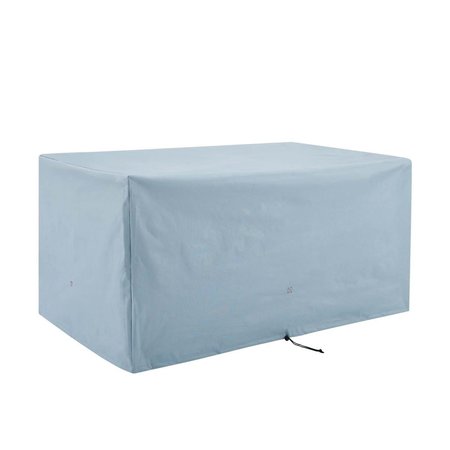 MODWAY FURNITURE Conway Outdoor Patio Furniture Cover, Gray - 27.5 x 55 x 37.5 in. EEI-4613-GRY